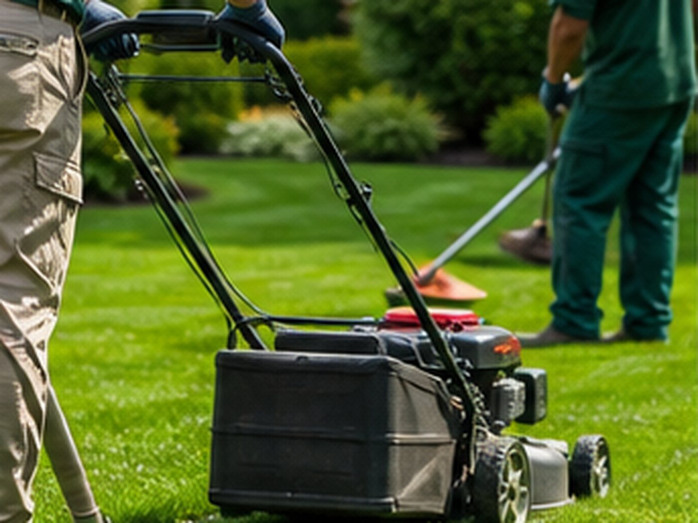 Careful residential lawn service